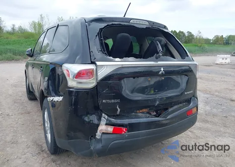 2014 Mitsubishi Outlander Se from USA, damaged, VIN JA4AZ3A39EZ000175